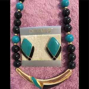 Necklace with earrings